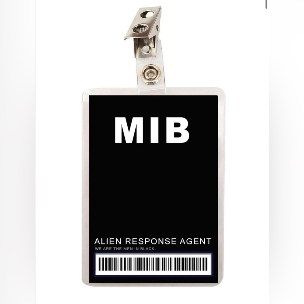 MIB Men In Black ID Badge for your Halloween costume